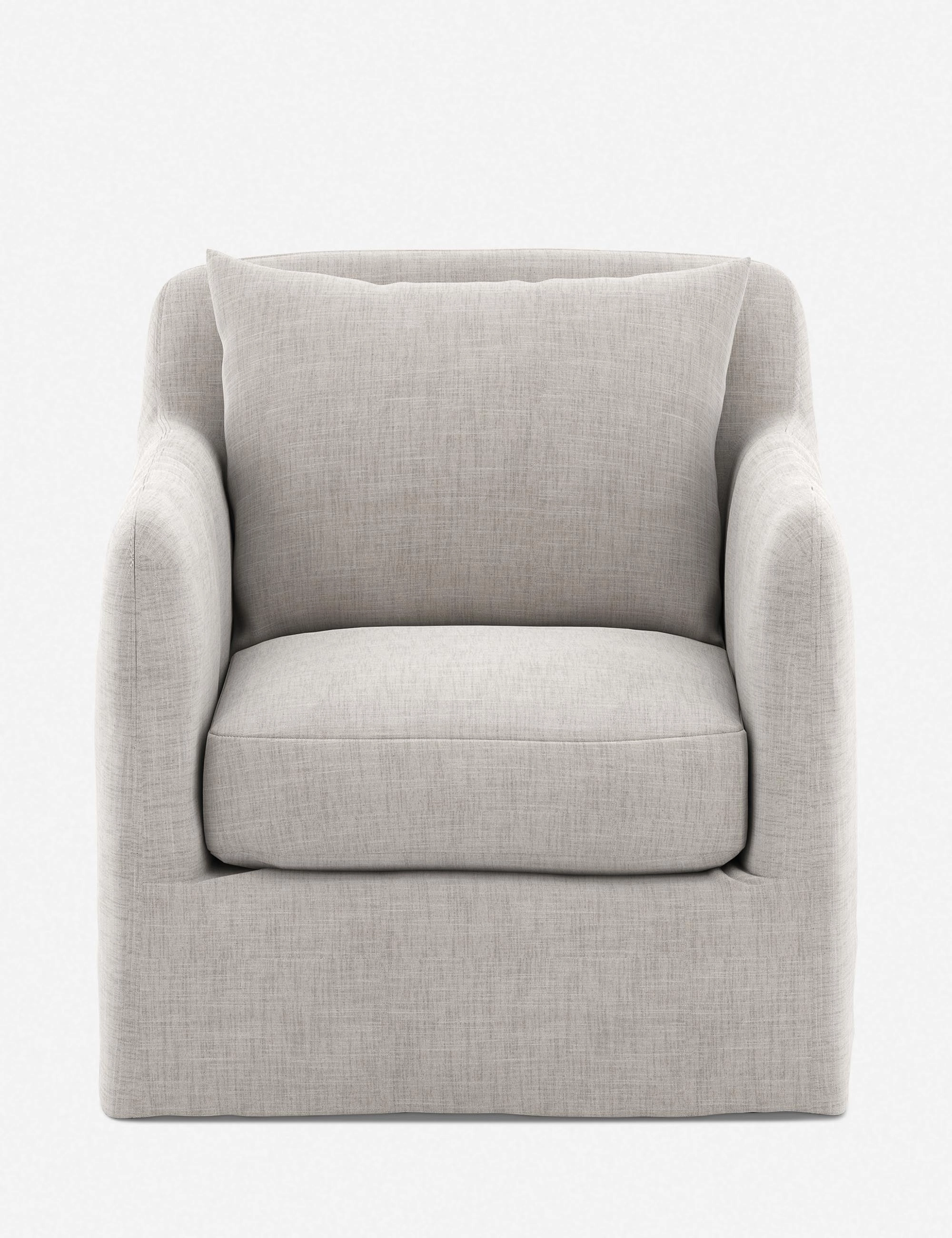 Orlena Outdoor Swivel Chair
