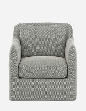 Orlena Outdoor Swivel Chair