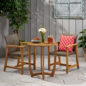 Outdoor 2 Seater Acacia Wood Dining Set - NH833013 outdoor lounge chair, patio sofa