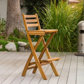 Outdoor 30-Inch Foldable Acacia Wood Bar Stool - NH595732 outdoor lounge chair, patio sofa