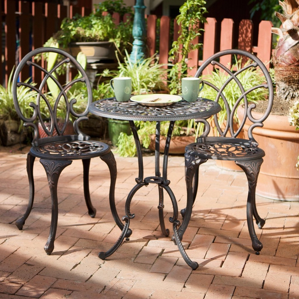 Outdoor 3-Piece Aluminum Bistro Set - NH261232