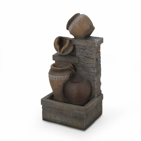 Outdoor 3 Tier Jar Fountain - NH420413 outdoor party decor, BBQ set