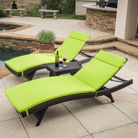 Outdoor 3pc Adjustable Chaise Lounge Chair Set - NH996592 patio umbrella, gazebo