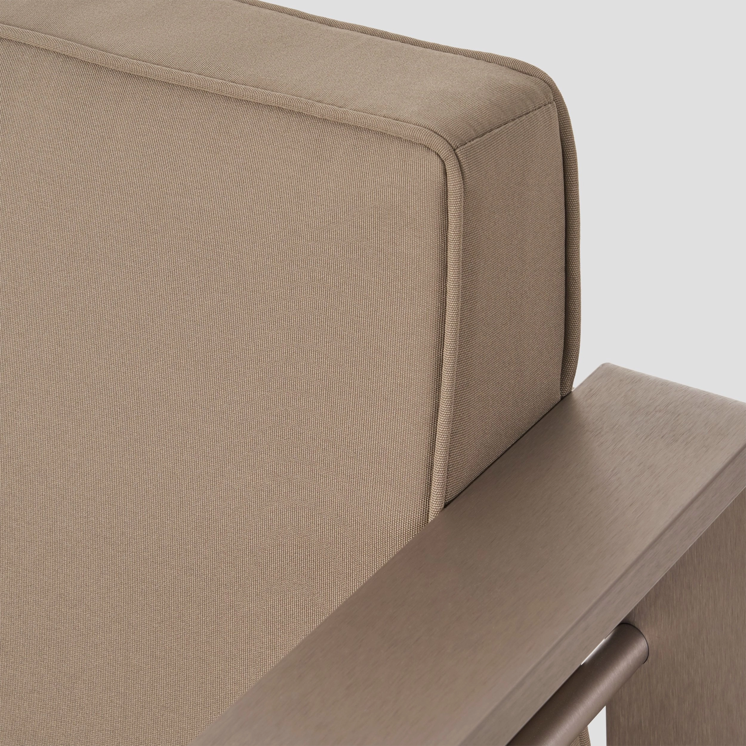 Outdoor 4 Seater Aluminum Chat Set with Side Table - NH165903