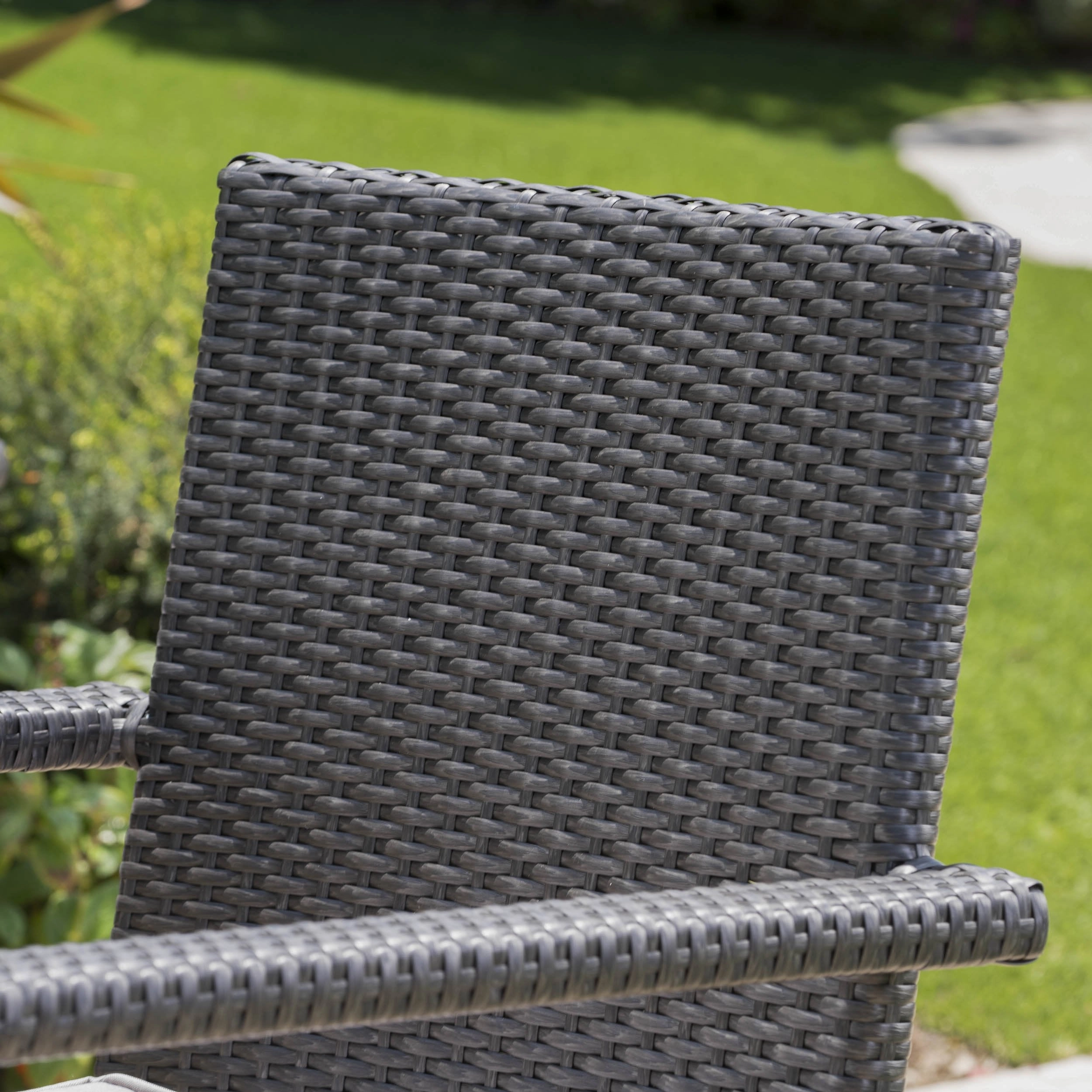 Outdoor 5 Piece Dining Set with Water Resistant Cushions - NH728003