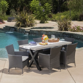 Outdoor 6 Seater Dining Set - NH130103 outdoor lounge chair, patio sofa