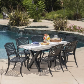 Outdoor 6 Seater Dining Set - NH230103 outdoor lounge chair, patio sofa