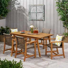 Outdoor 6 Seater Dining Set - NH533013 outdoor lounge chair, patio sofa