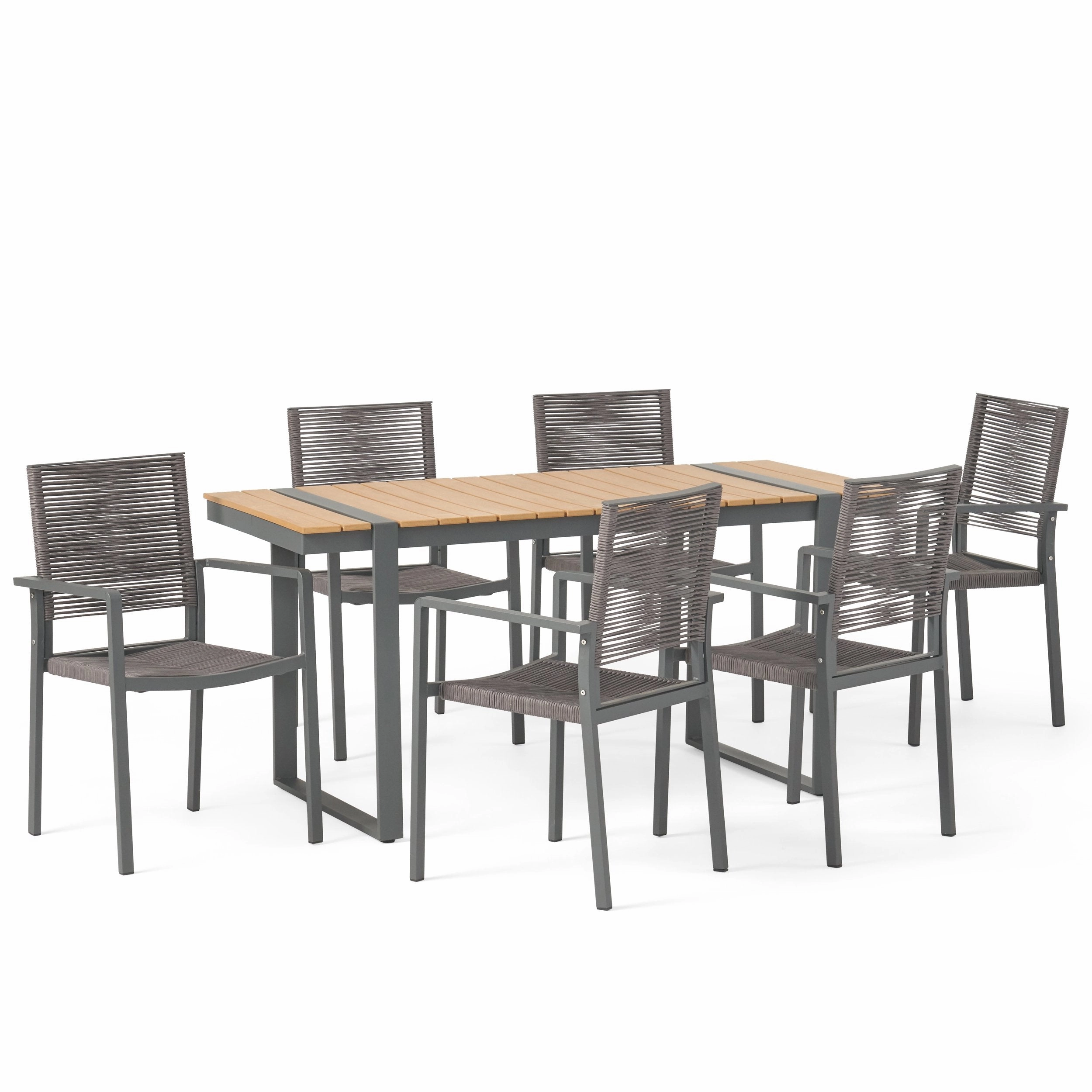 Outdoor 7 Piece Aluminum Dining Set - NH827313