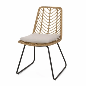 Outdoor 7 Piece Dining Set with Wicker Seating - NH410413 outdoor lounge chair, patio sofa