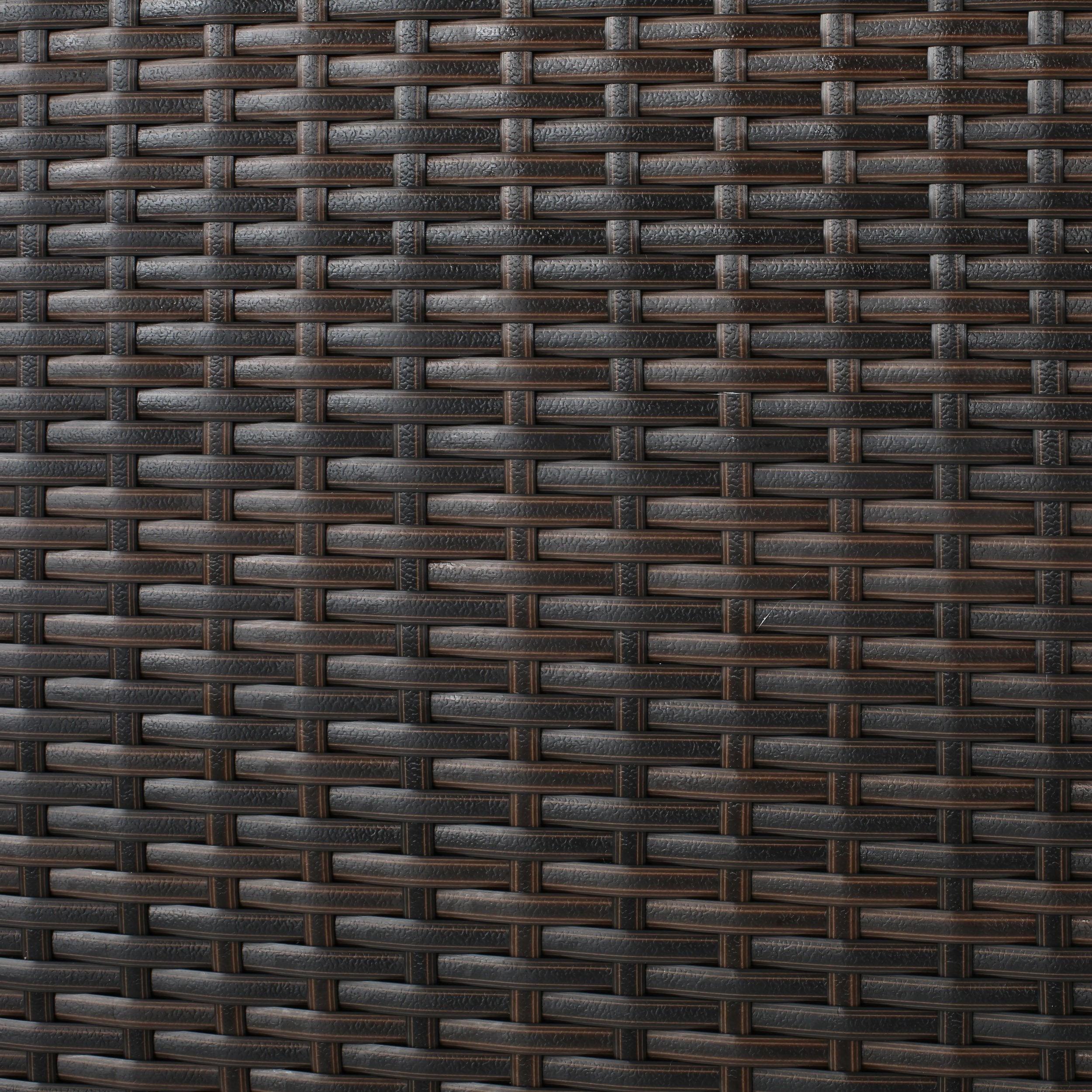 Outdoor 7 Piece Multi-brown Wicker Dining Set - NH220203