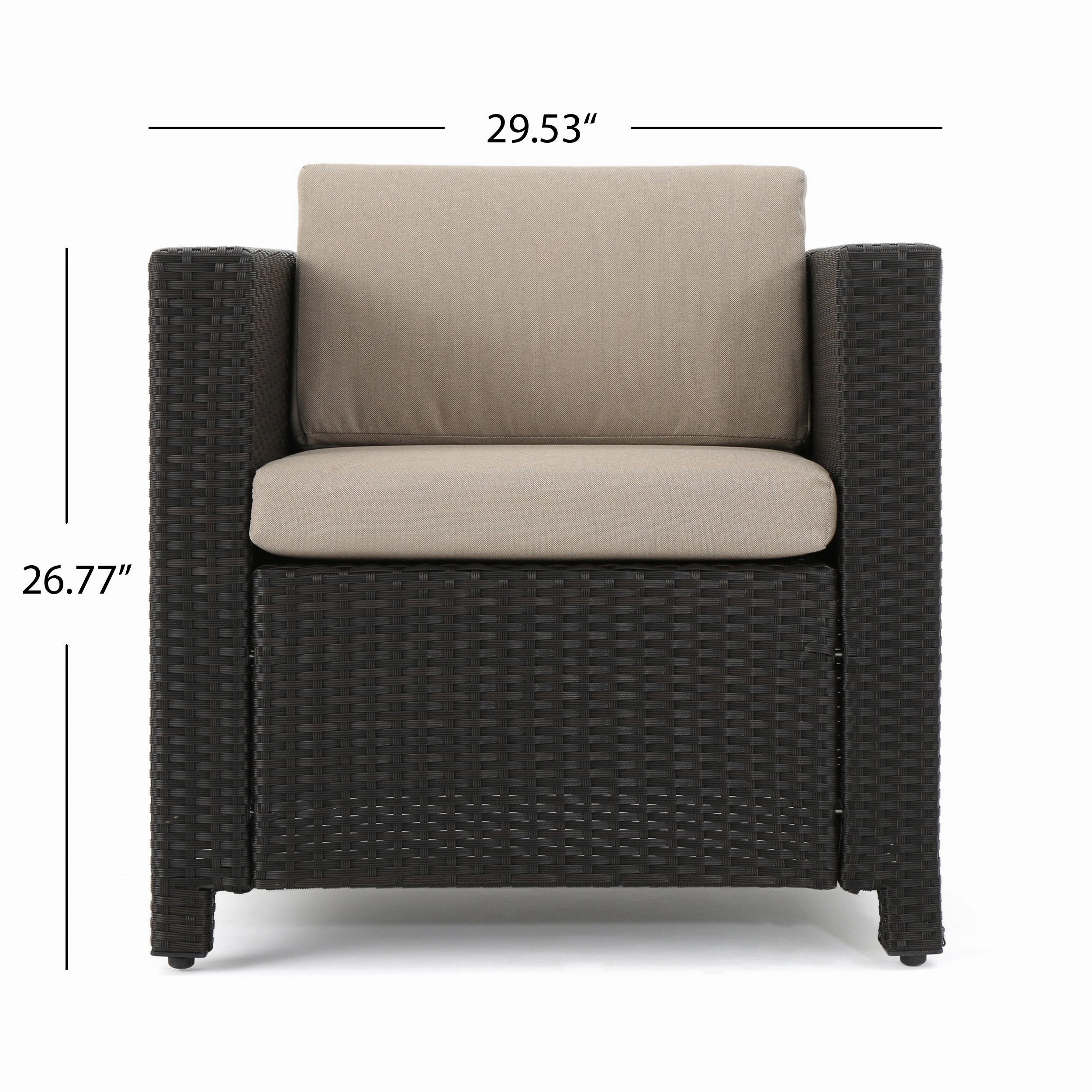 Outdoor 7 Seater Sofa Chat Set with Cushions - NH019903