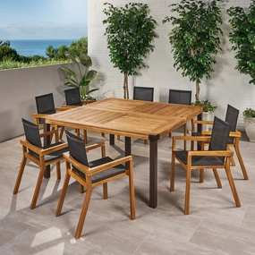 Outdoor 8 Seater Acacia Wood Dining Set - NH490013 outdoor lounge chair, patio sofa