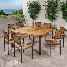 Outdoor 8 Seater Acacia Wood Dining Set - NH777903 outdoor lounge chair, patio sofa