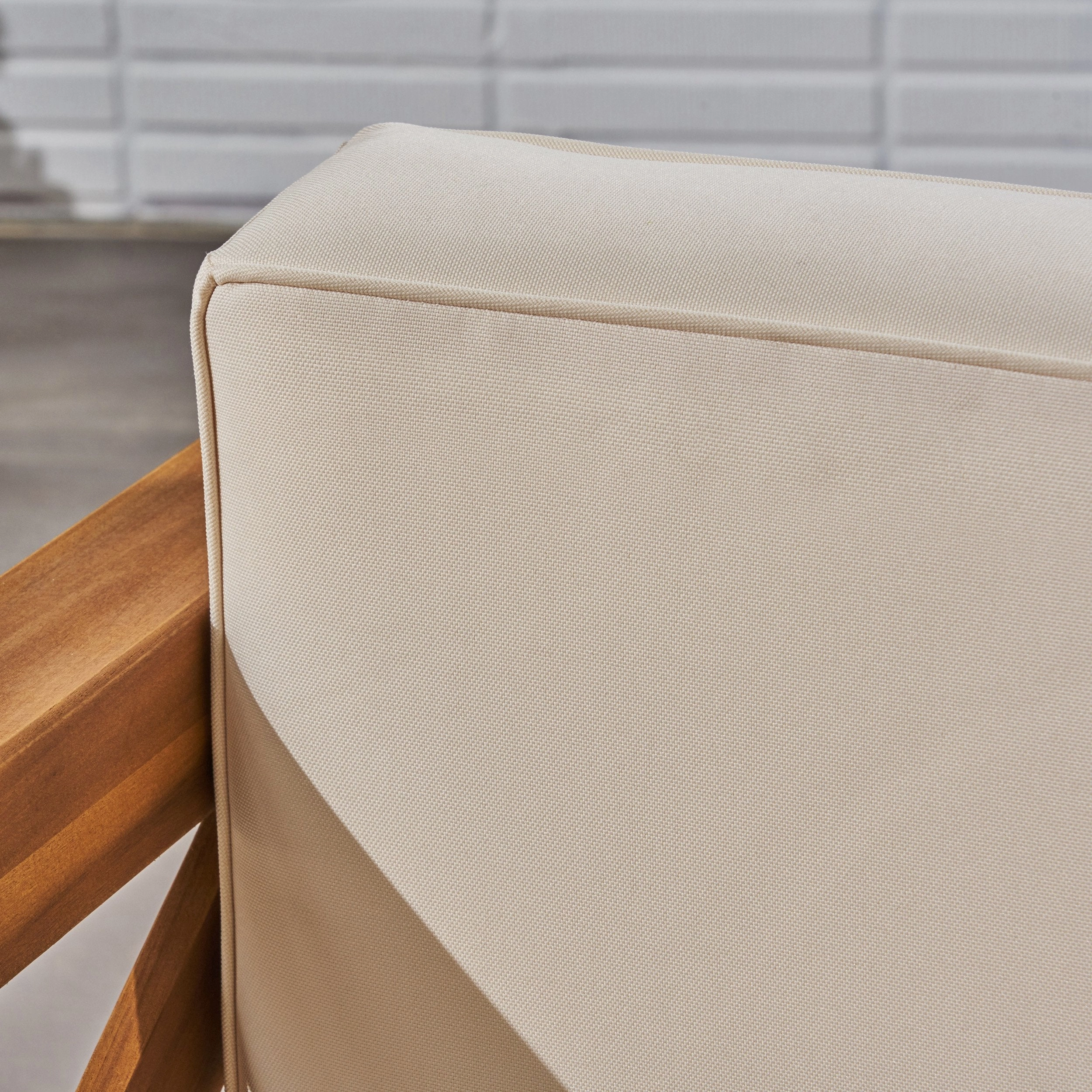Outdoor 9 Seater Acacia Wood Sectional Sofa Set - NH534803