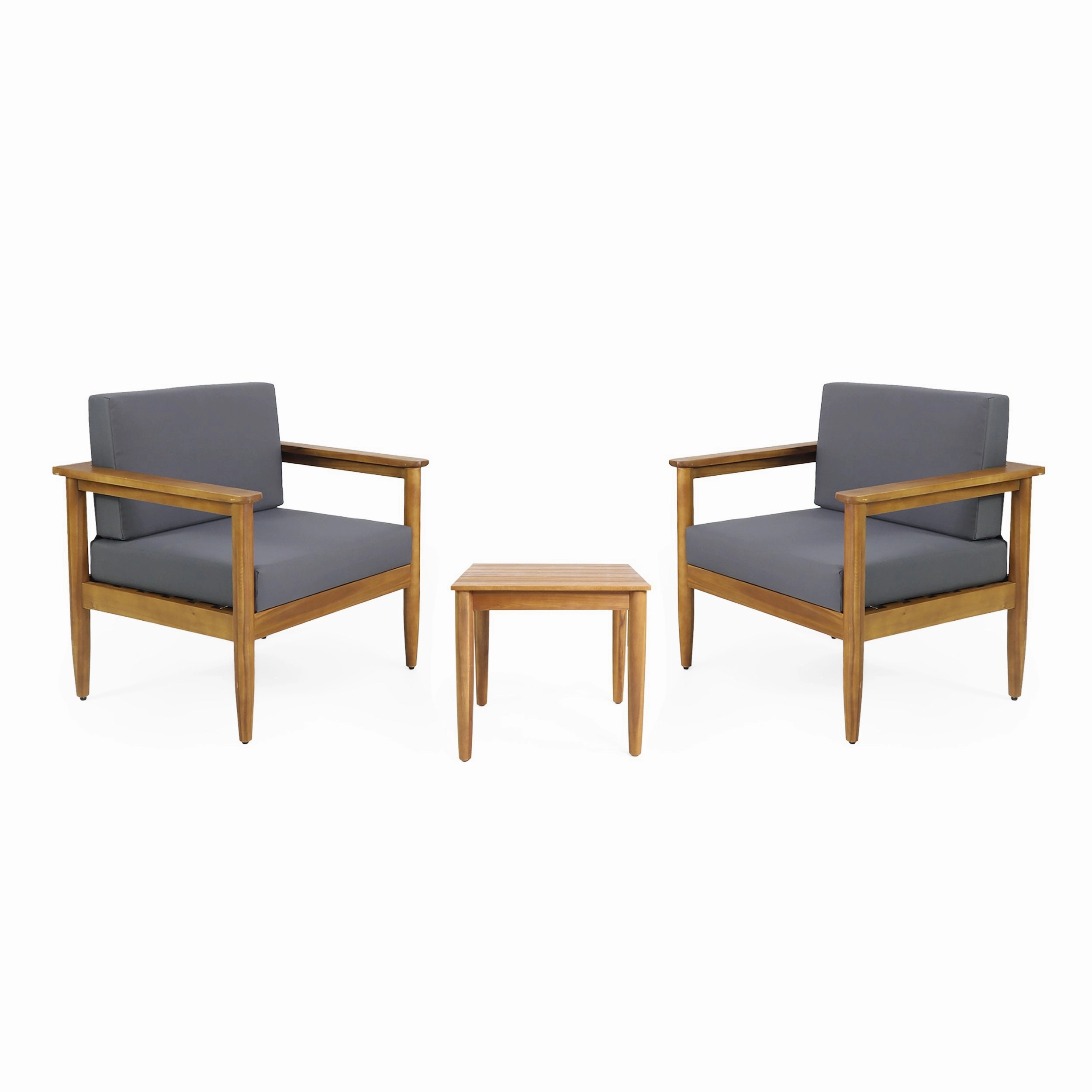 Outdoor Acacia Wood 2 Seater Chat Set - NH026313 outdoor furniture, garden bench