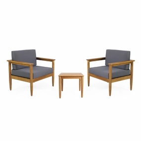 Outdoor Acacia Wood 2 Seater Chat Set - NH026313 outdoor furniture, garden bench
