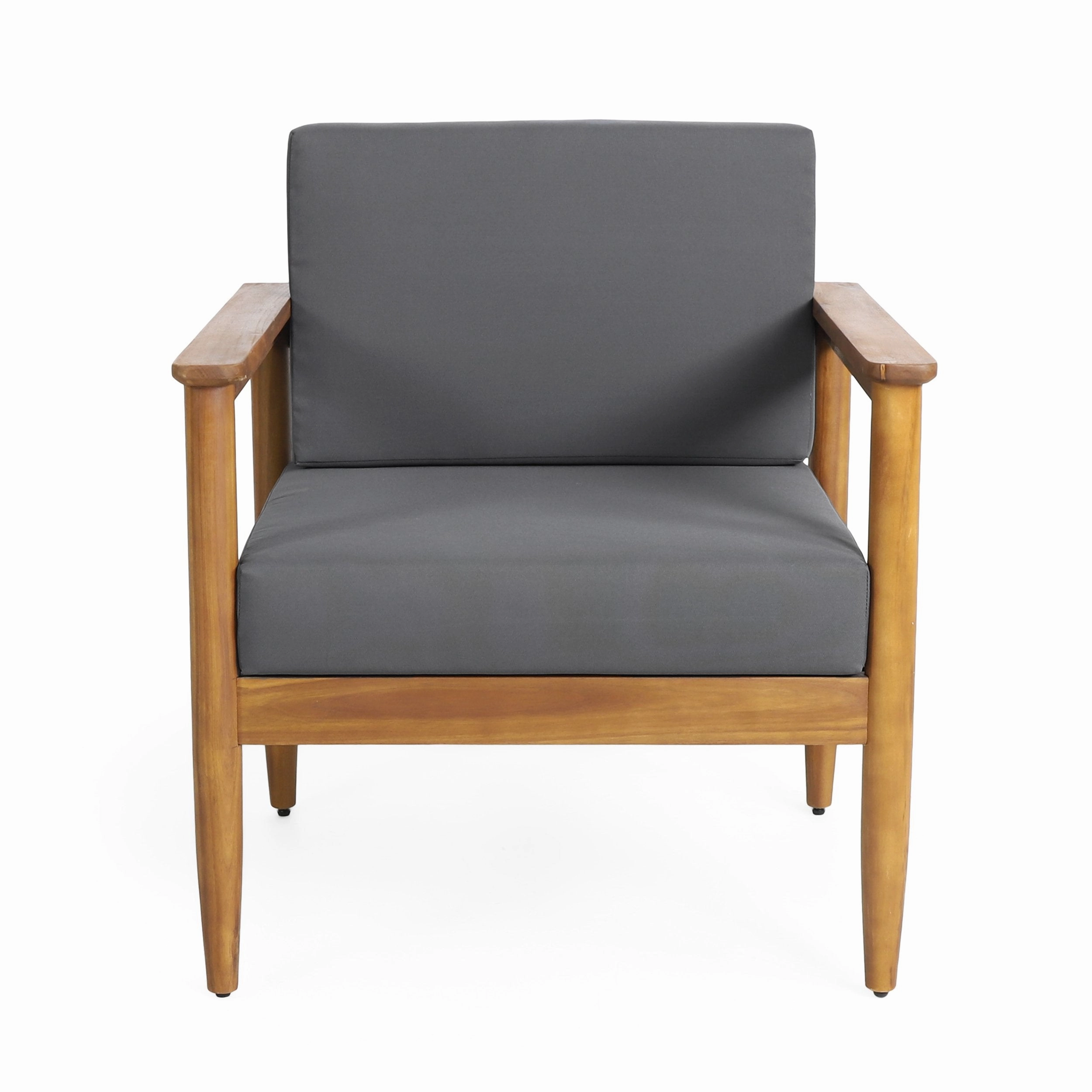 Outdoor Acacia Wood 4 Seater Chat Set - NH126313
