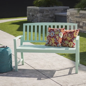 Outdoor Acacia Wood Bench - NH573203 outdoor furniture, garden bench
