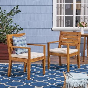 Outdoor Acacia Wood Dining Chairs - NH654603 outdoor lounge chair, patio sofa