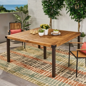 Outdoor Acacia Wood Dining Table - NH410013 outdoor lounge chair, patio sofa
