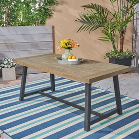 Outdoor Acacia Wood Dining Table - NH530603 outdoor lounge chair, patio sofa