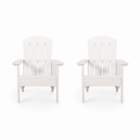 Outdoor Adirondack Chairs (Set of 2) - NH438213 outdoor furniture, garden bench