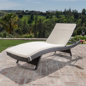 Outdoor Adjustable Chaise Lounge Chair - NH303612 outdoor furniture, garden bench