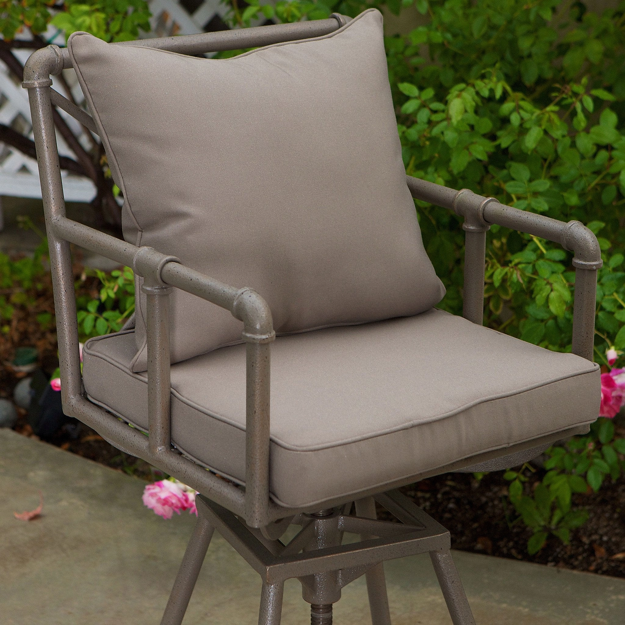 Outdoor Adjustable Height Swivel Bar Stools (set of 2) - NH823912