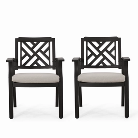 Outdoor Aluminum Dining Chairs, Set of 2 - NH800413 outdoor lounge chair, patio sofa