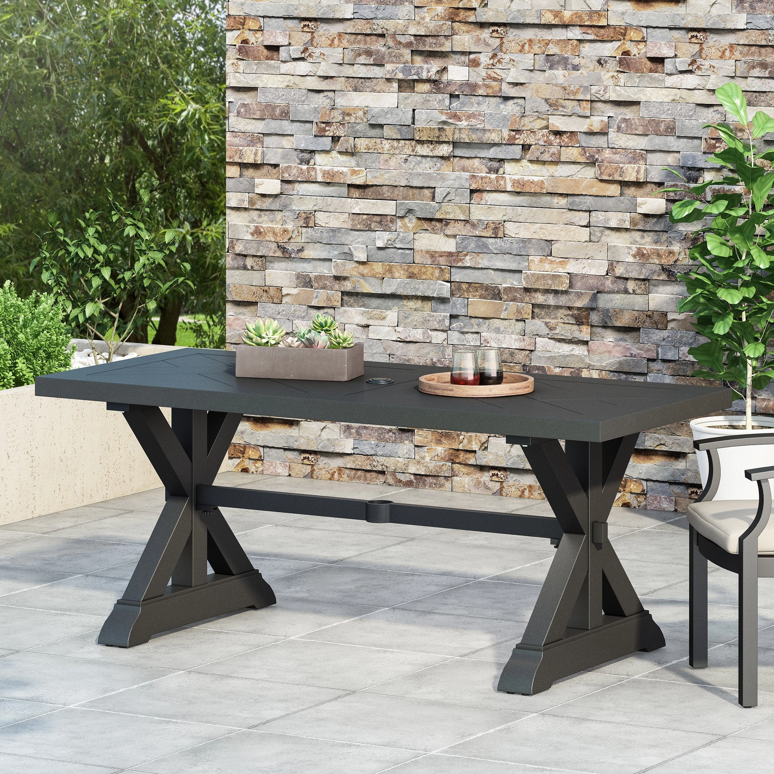 Outdoor Aluminum Dining Table - NH869313