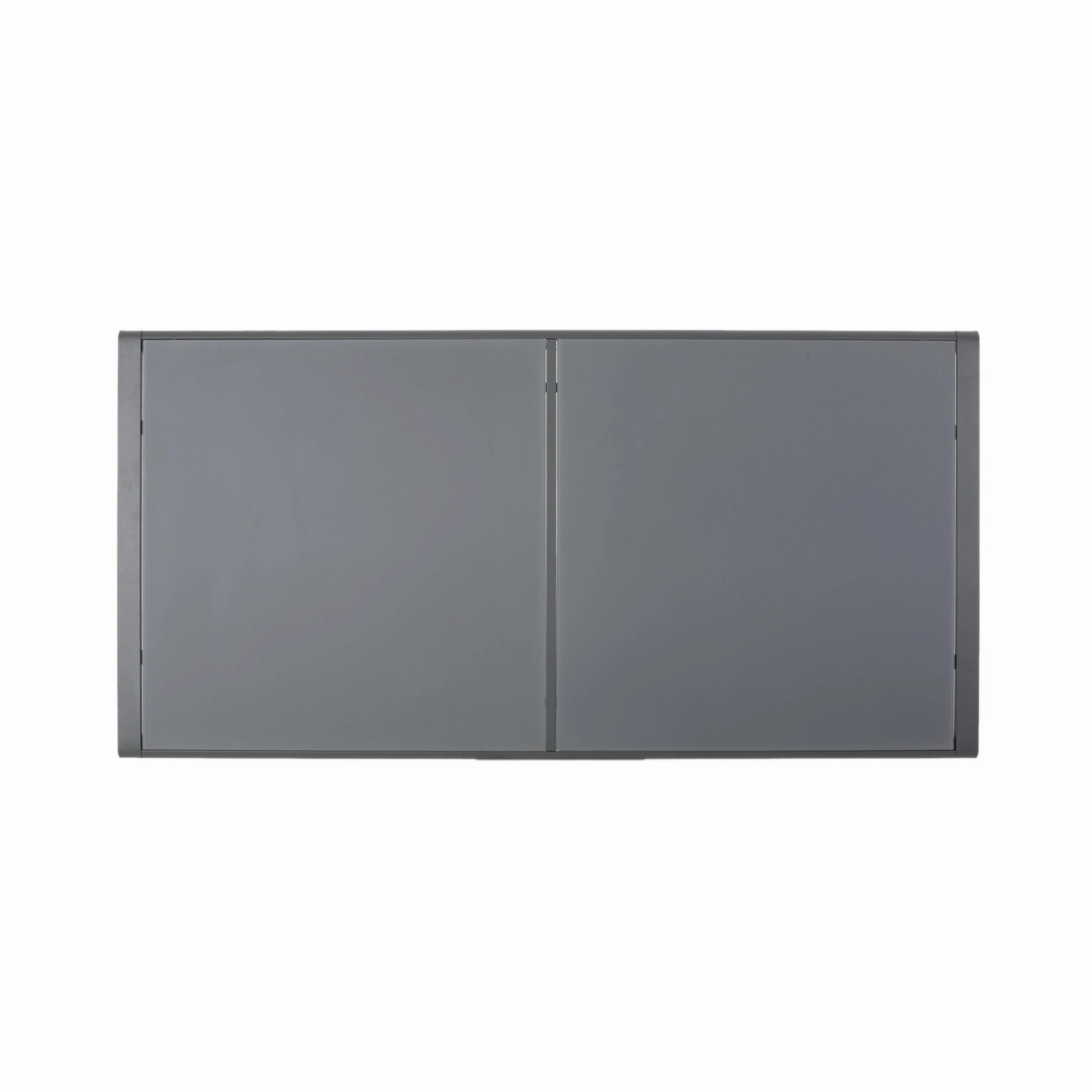 Outdoor Aluminum Dining Table with Tempered Glass Table Top - NH439013
