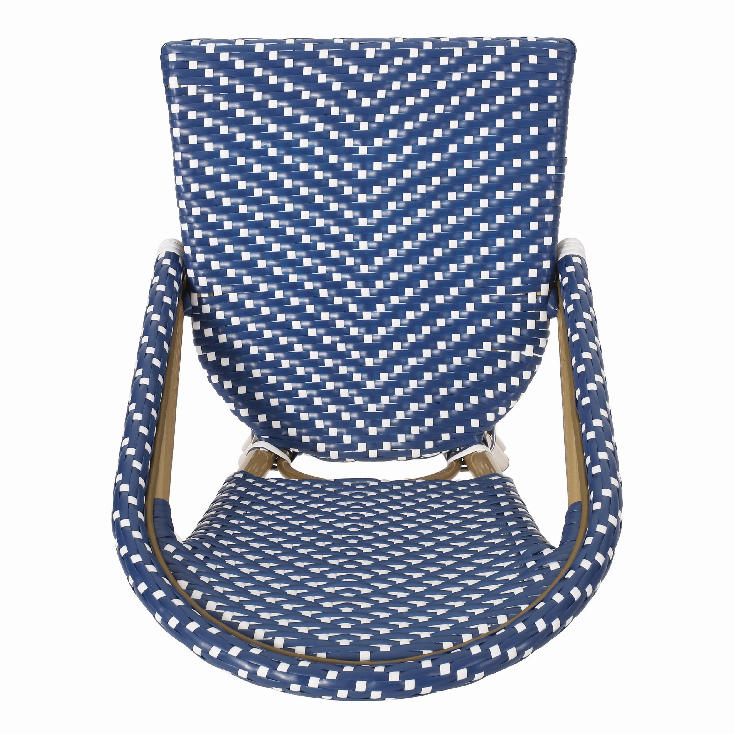 Outdoor Aluminum French Barstools, Set of 2 - NH644413