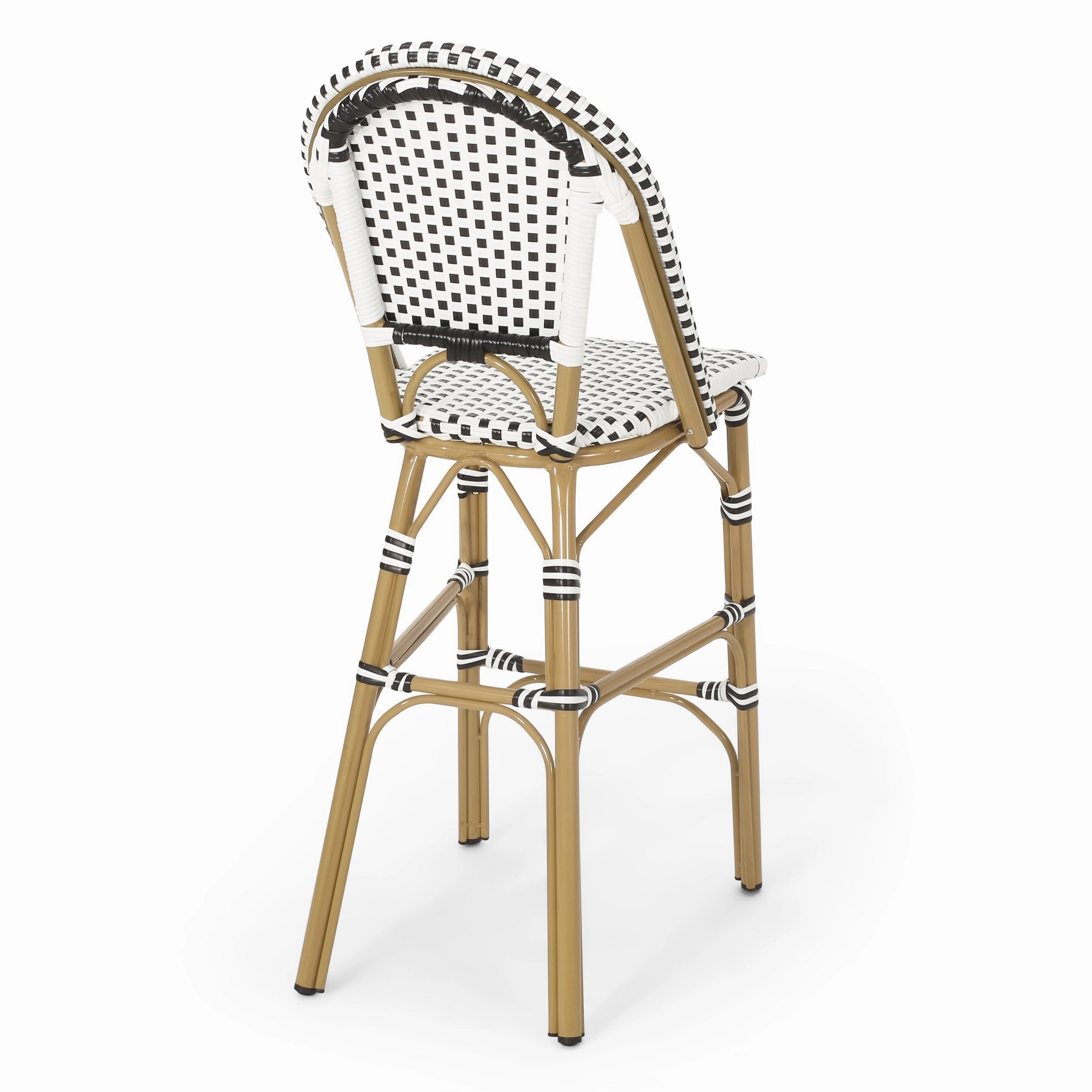 Outdoor Aluminum French Barstools, Set of 2 - NH644413