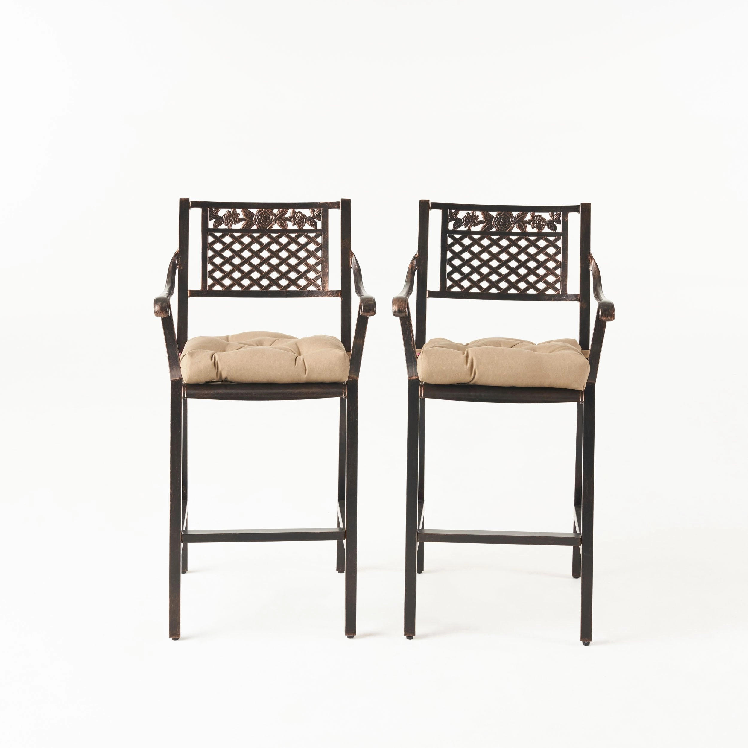 Outdoor Barstool with Cushion (Set of 2) - NH131013