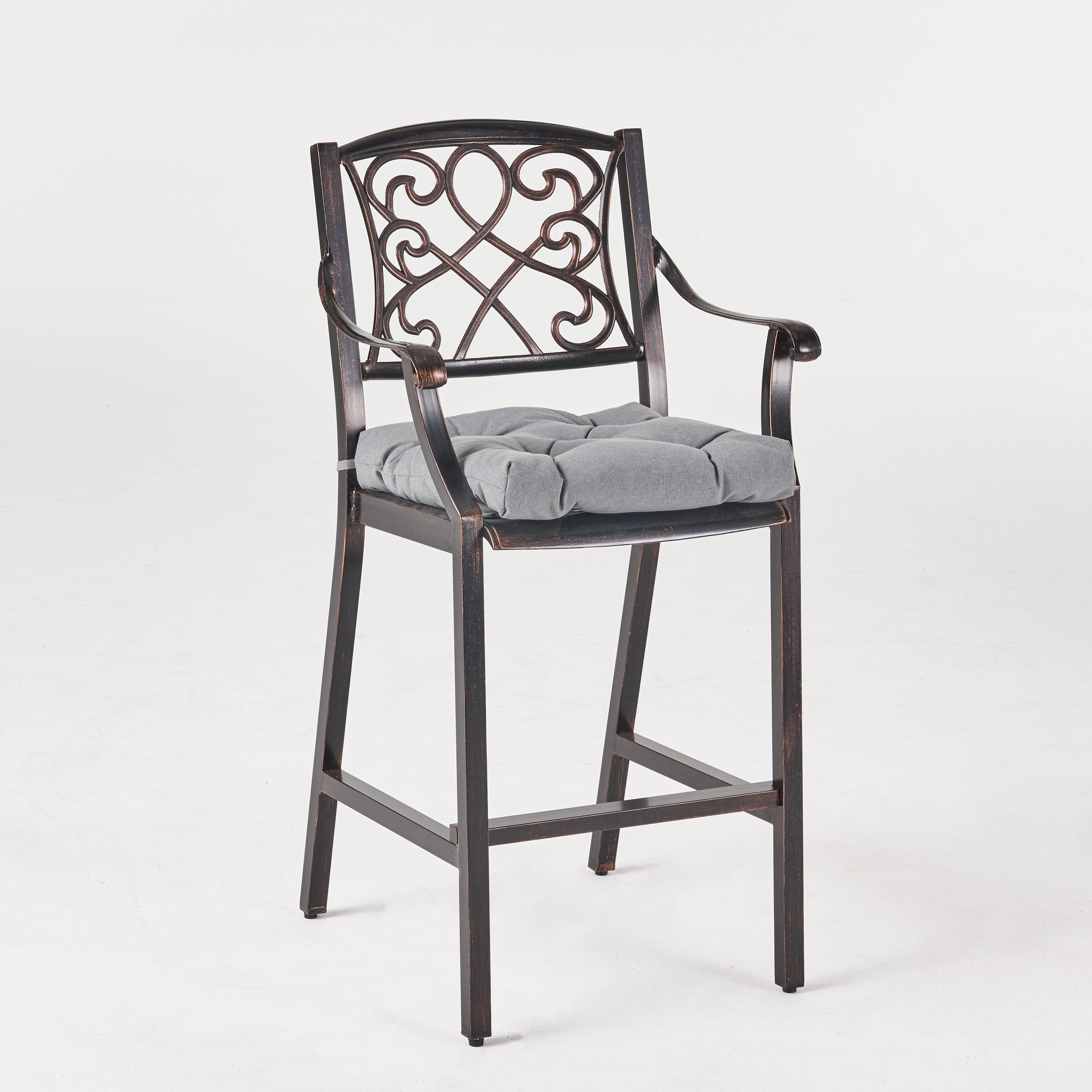 Outdoor Barstool with Cushion (Set of 2) - NH561013