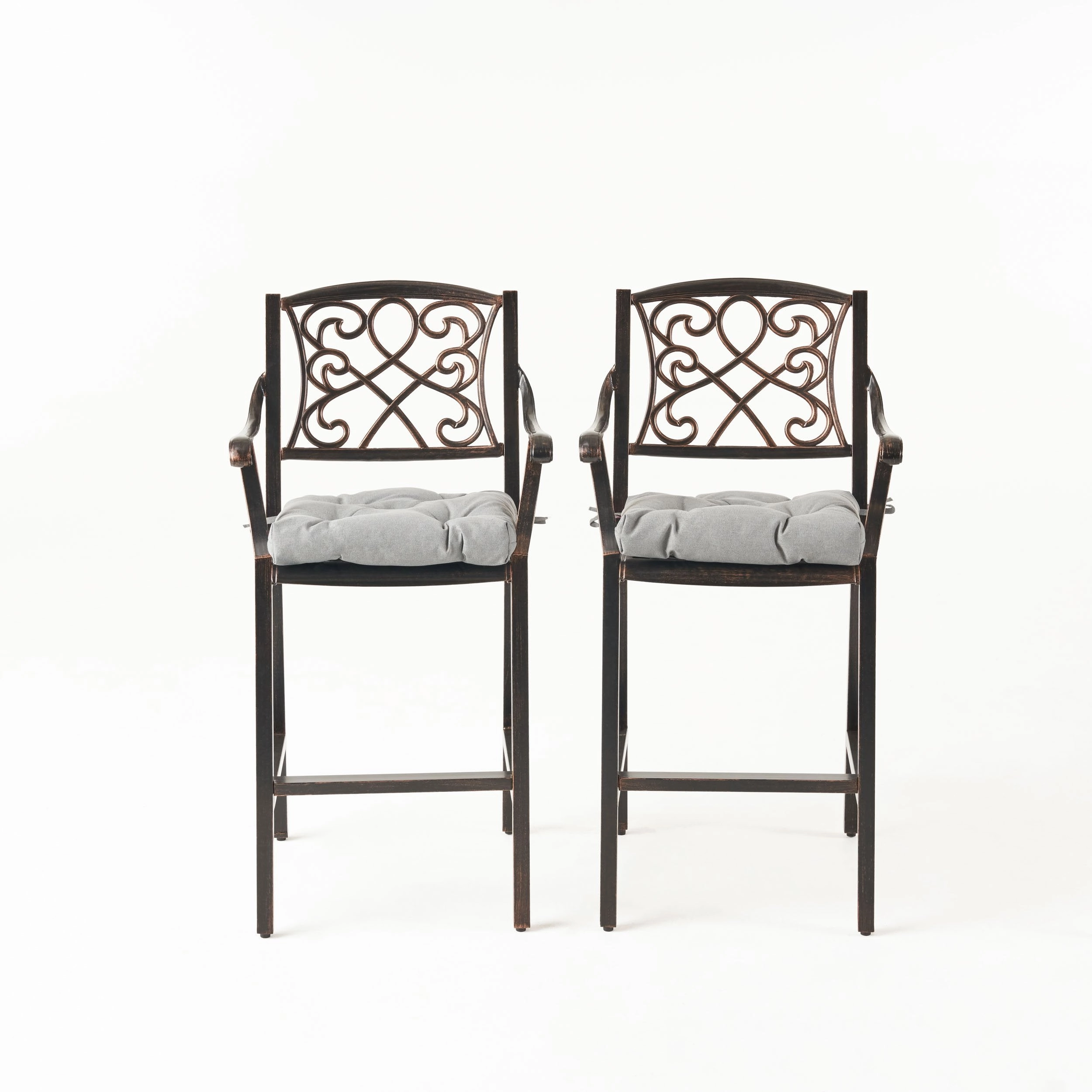 Outdoor Barstool with Cushion (Set of 2) - NH561013