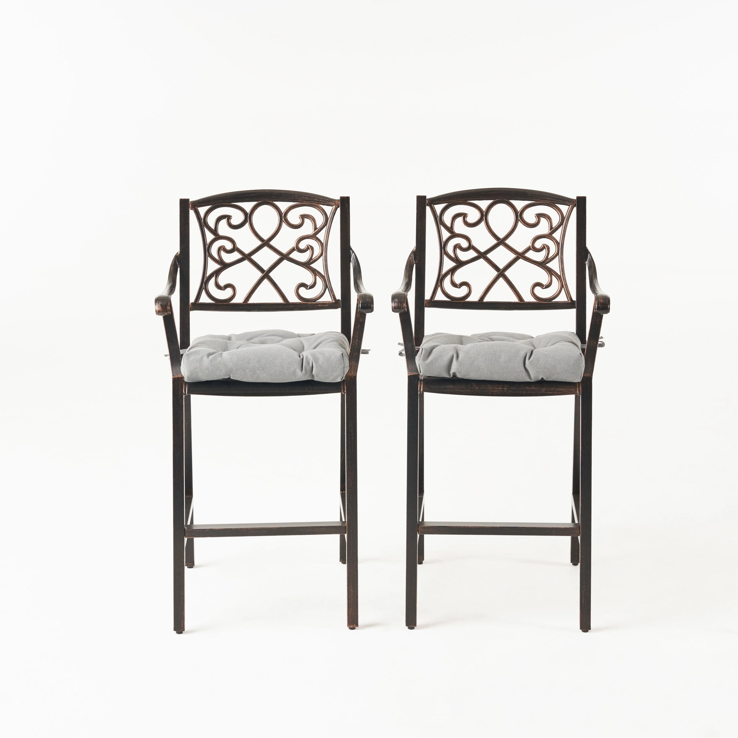 Outdoor Barstool with Cushion (Set of 2) - NH561013