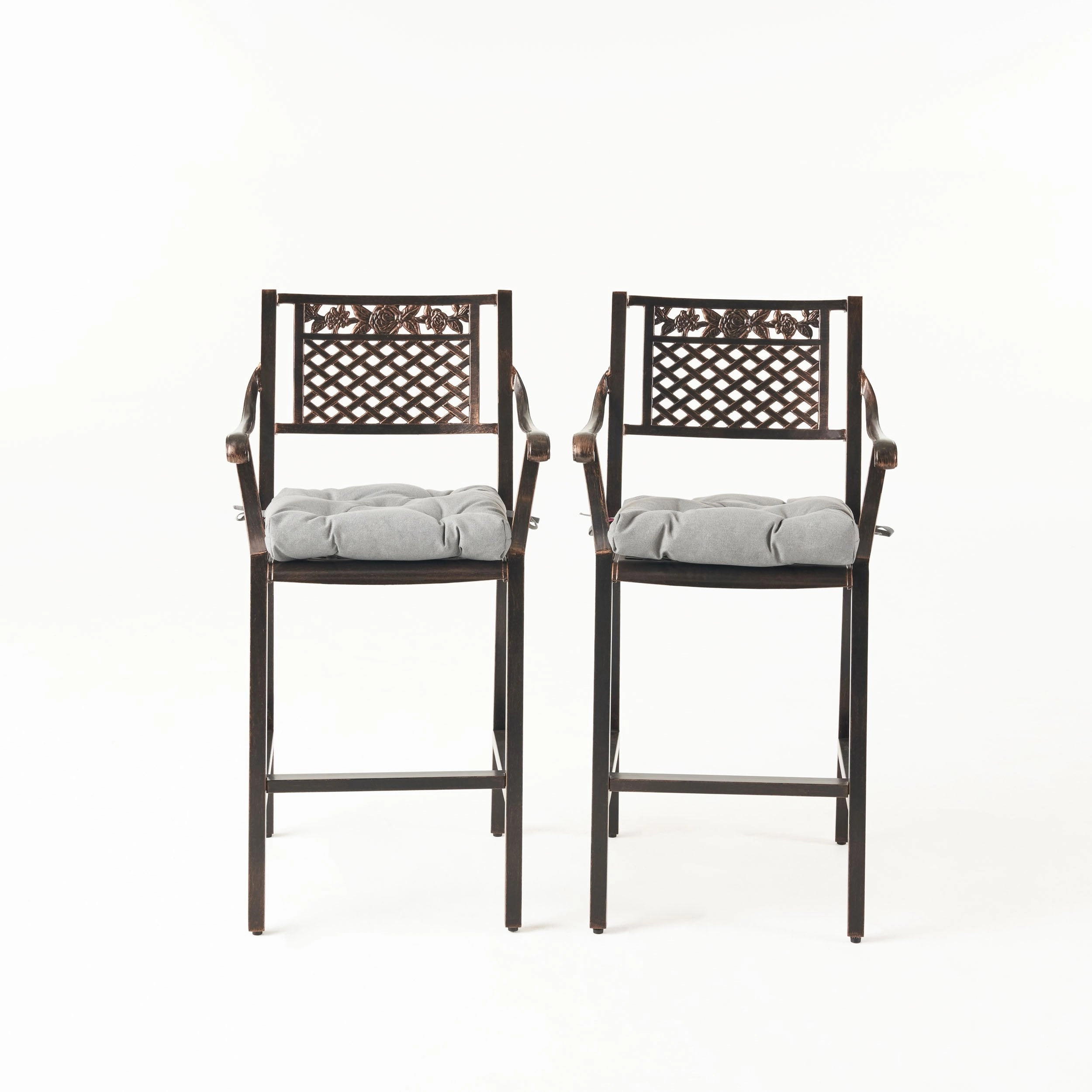 Outdoor Barstool with Cushion (Set of 2) - NH571013
