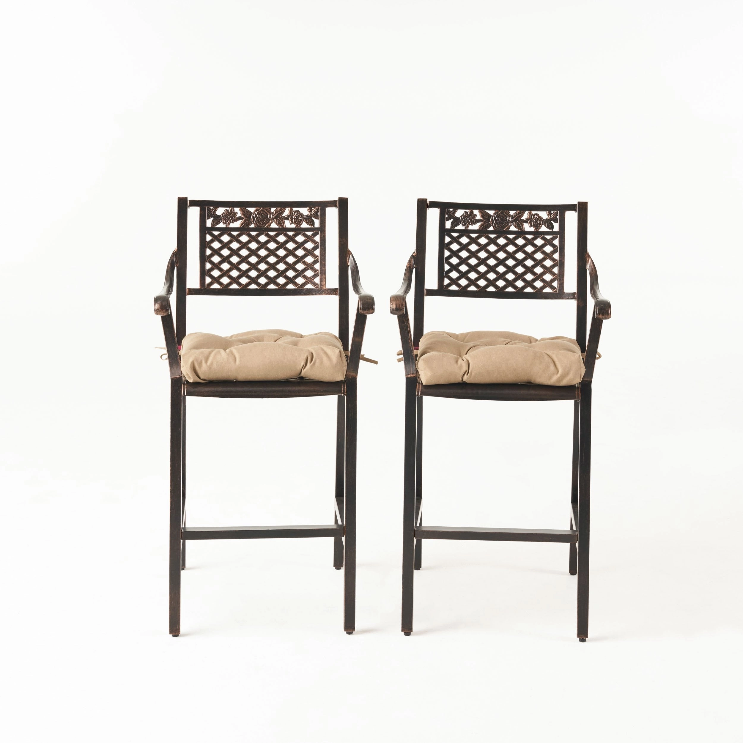 Outdoor Barstool with Cushion (Set of 2) - NH571013