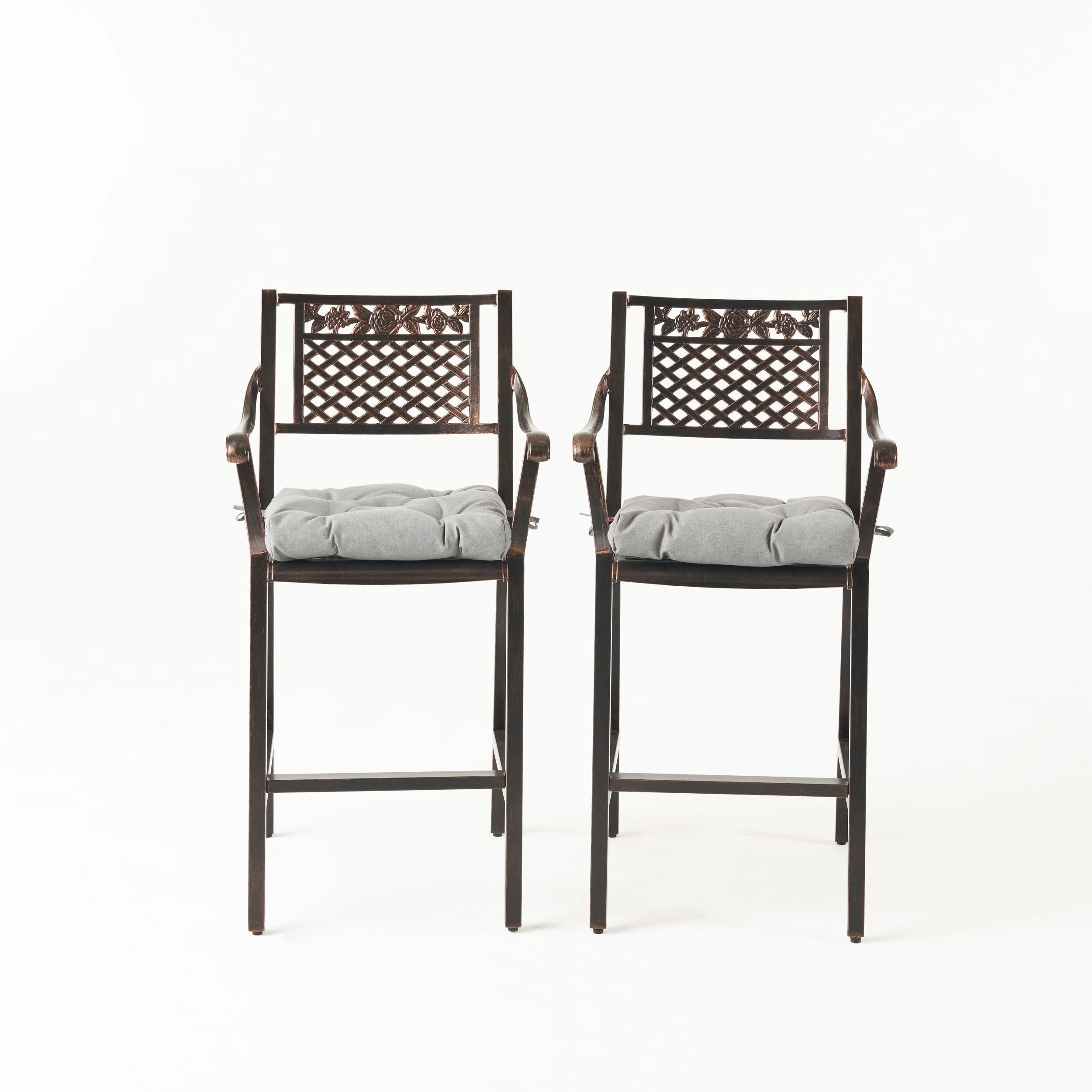 Outdoor Barstool with Cushion (Set of 2) - NH571013