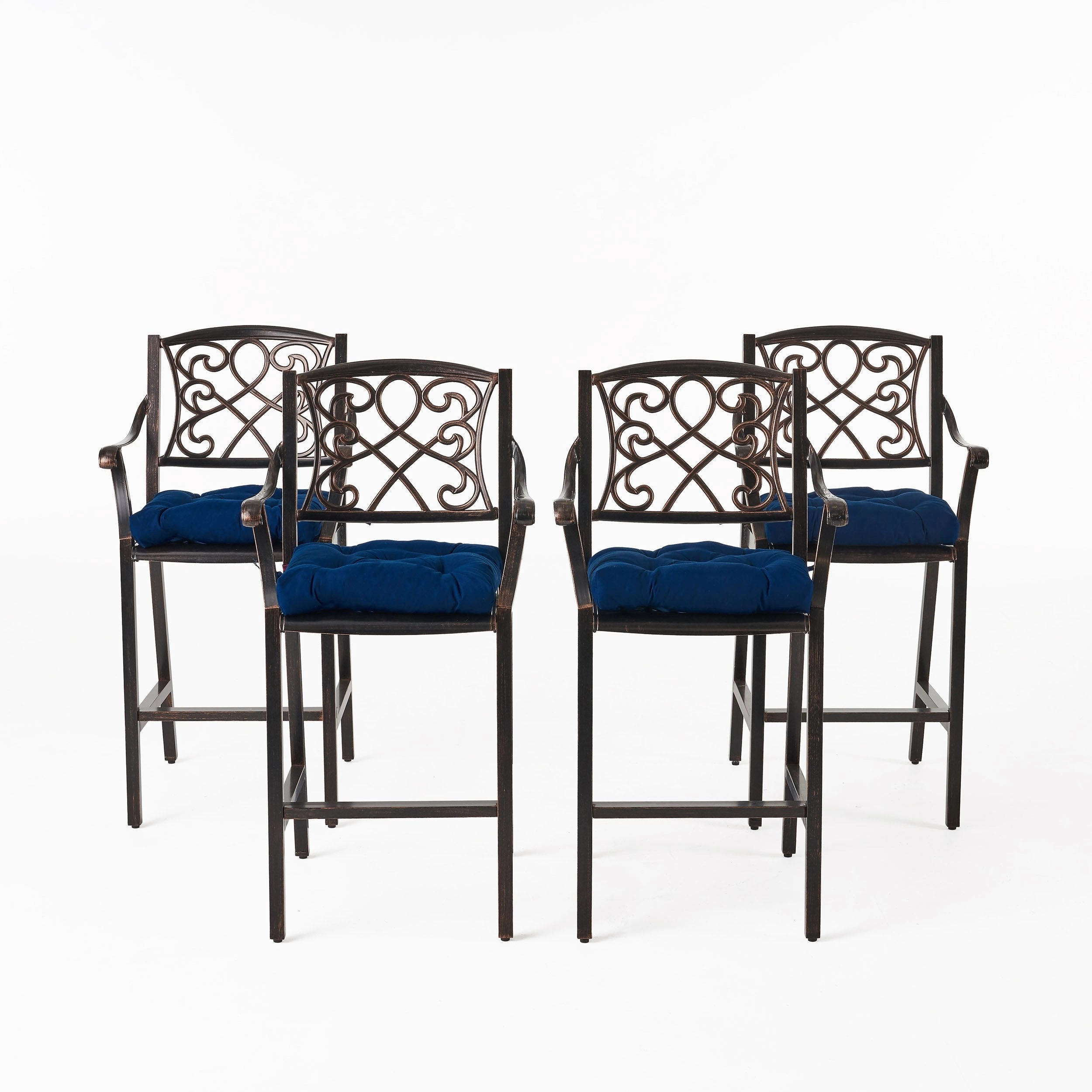 Outdoor Barstool with Cushion (Set of 4) - NH071013