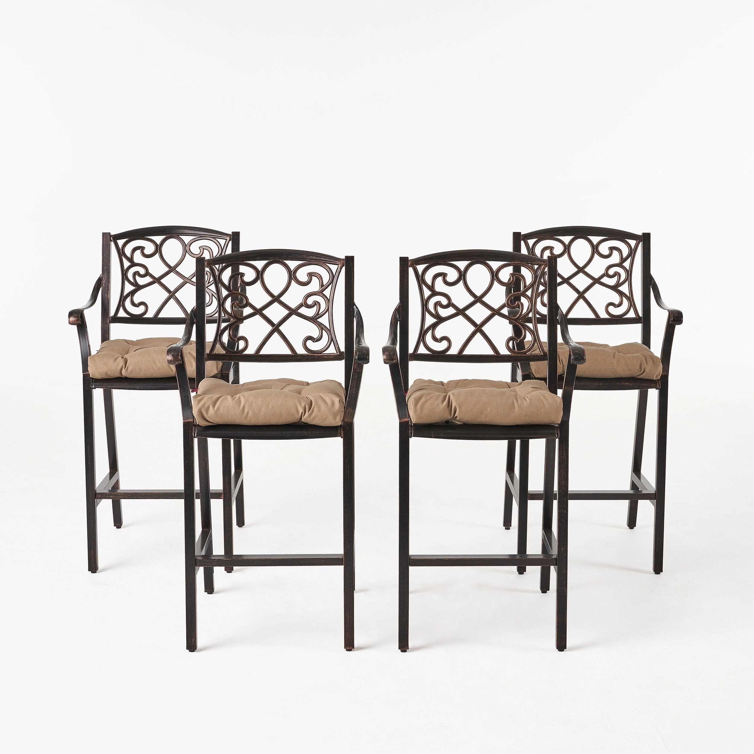 Outdoor Barstool with Cushion (Set of 4) - NH071013