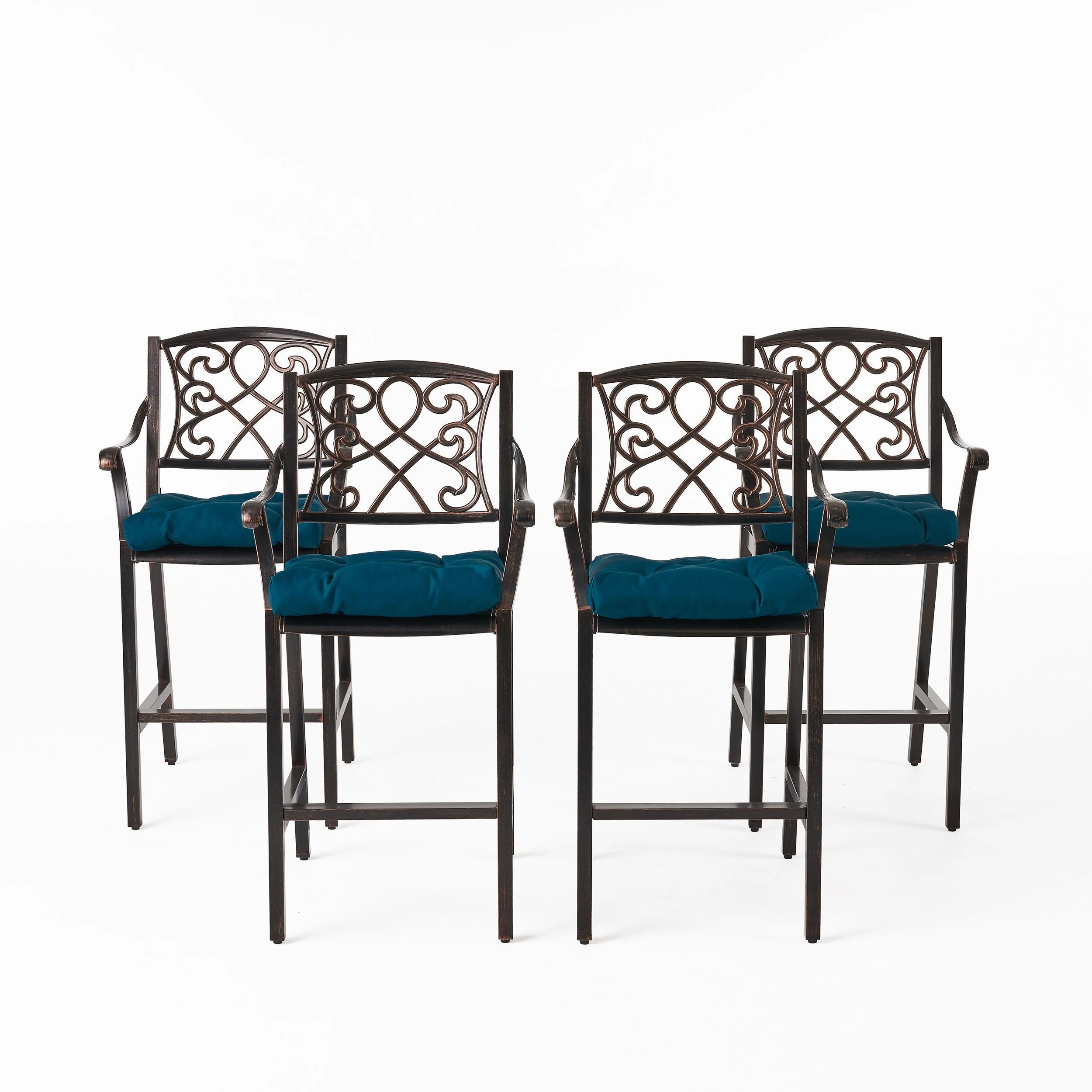 Outdoor Barstool with Cushion (Set of 4) - NH071013