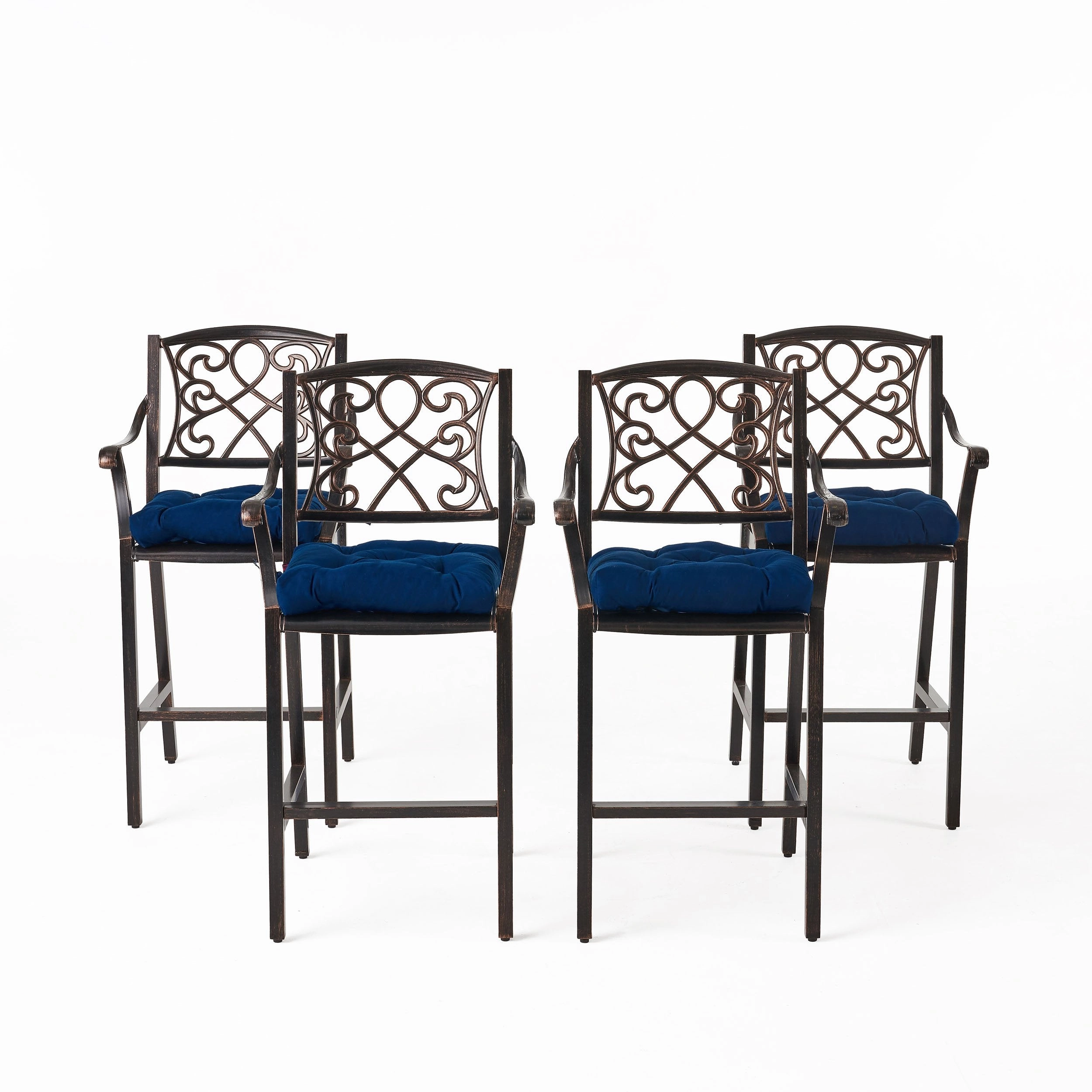 Outdoor Barstool with Cushion (Set of 4) - NH071013