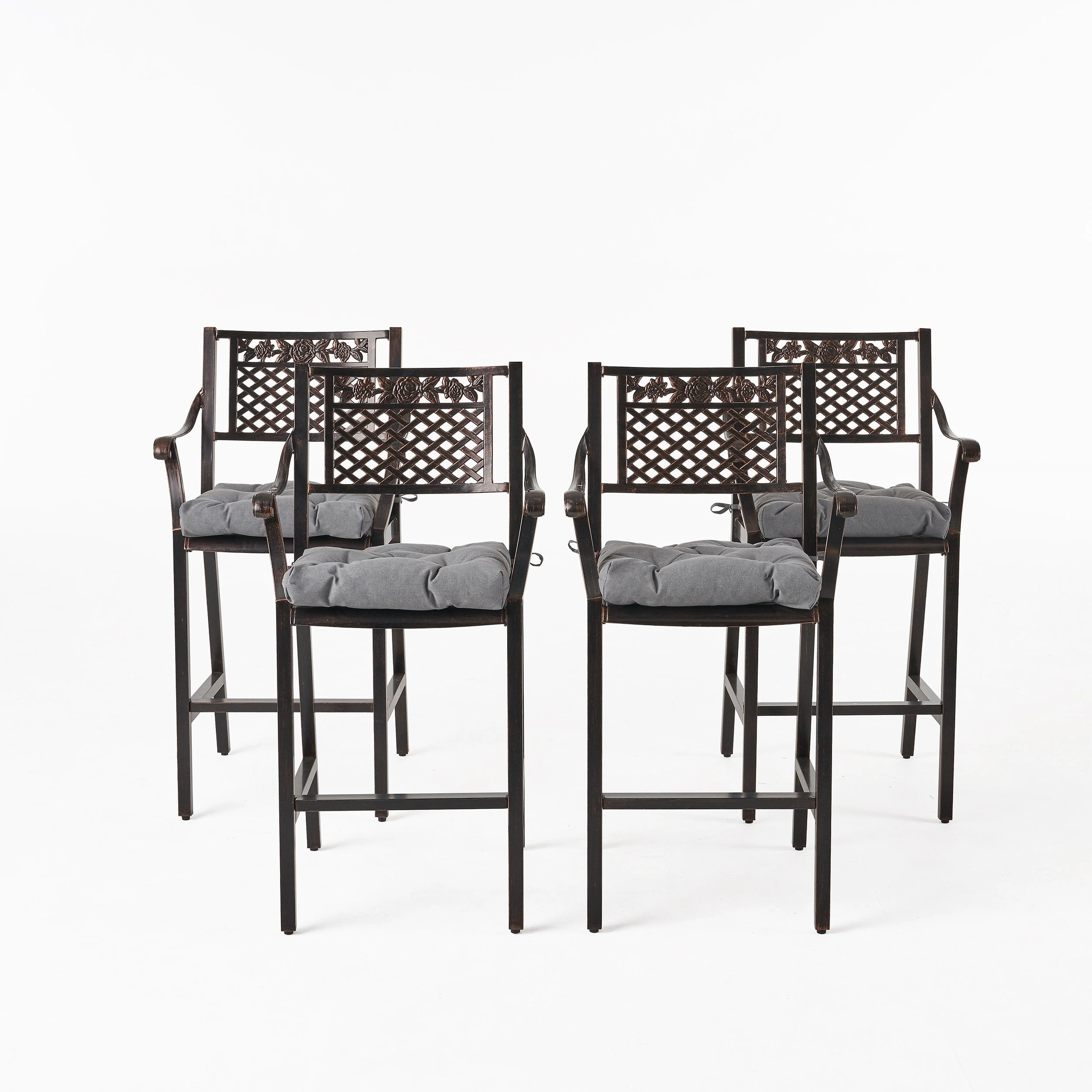 Outdoor Barstool with Cushion (Set of 4) - NH081013