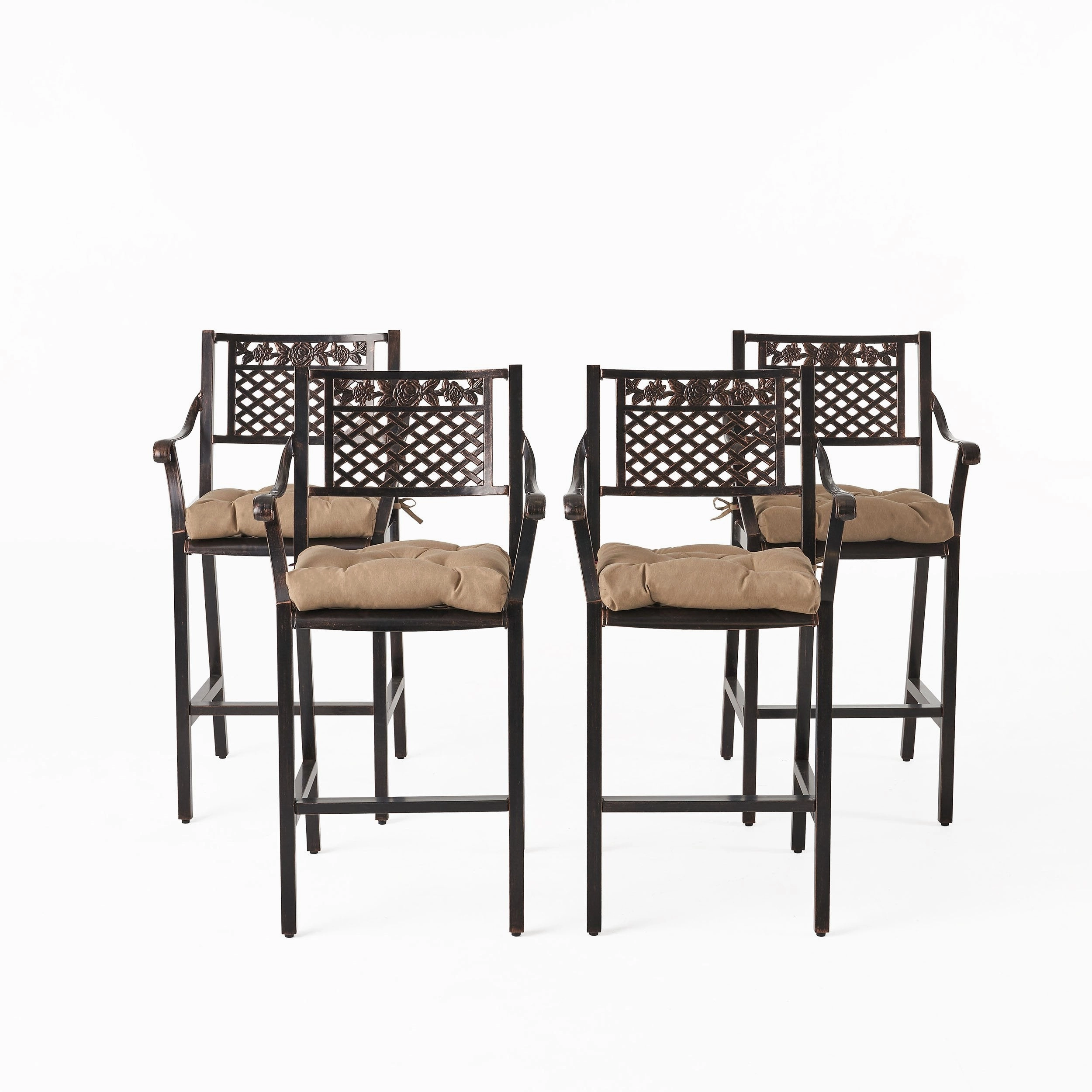 Outdoor Barstool with Cushion (Set of 4) - NH081013