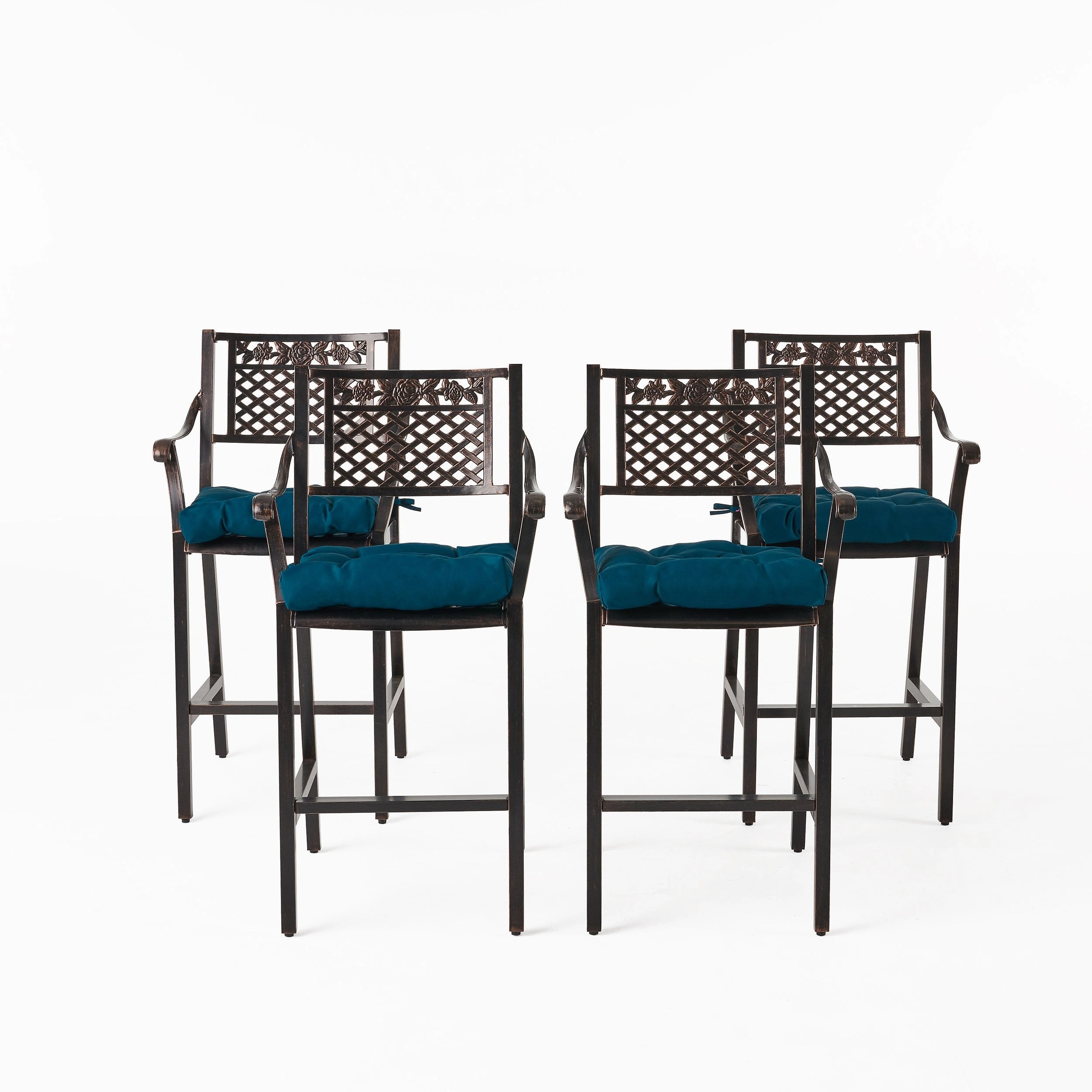 Outdoor Barstool with Cushion (Set of 4) - NH081013