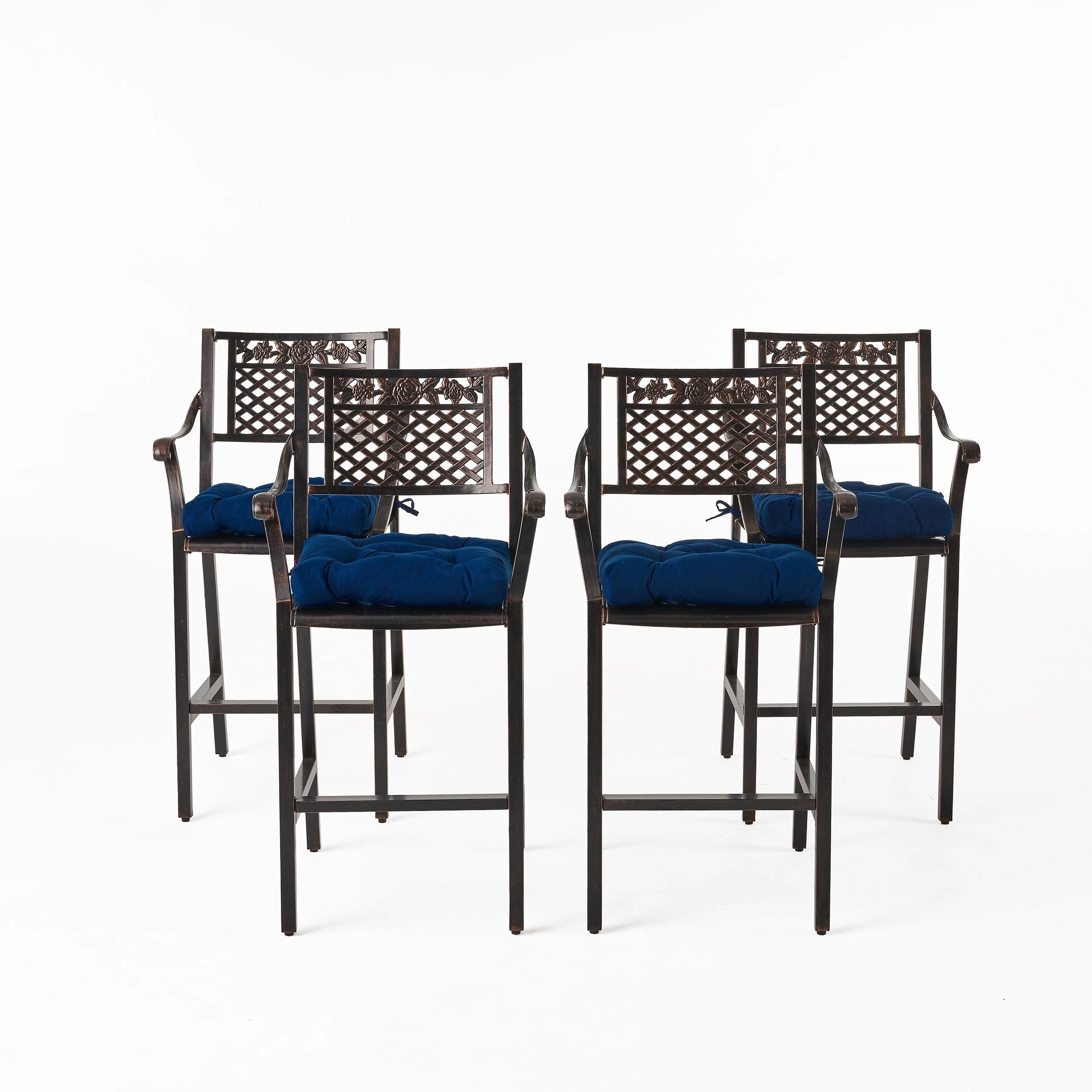 Outdoor Barstool with Cushion (Set of 4) - NH081013