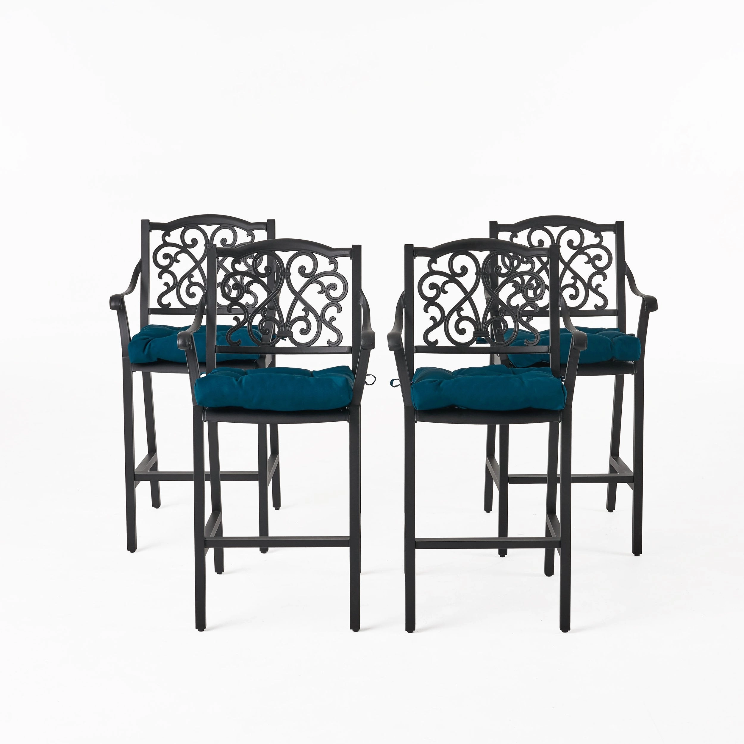 Outdoor Barstool with Cushion (Set of 4) - NH091013